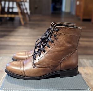 Thursday Boot Co Womens Natural Captain Handcrafted Leather Boots